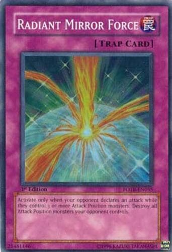 Radiant Mirror Force - FOTB-EN055 Super Rare Unlimited