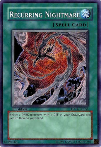 Recurring Nightmare - FOTB-EN066 Secret Rare Unlimited