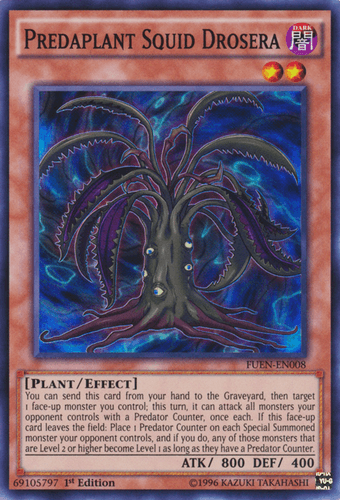Predaplant Squid Drosera - FUEN-EN008 Super Rare Unlimited