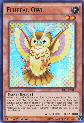Fluffal Owl - FUEN-EN017 Super Rare 1st Edition