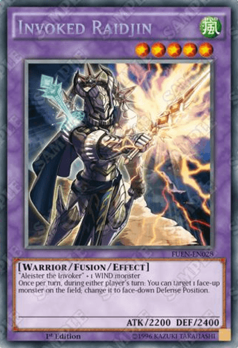 Invoked Raidjin - FUEN-EN028 Secret Rare Unlimited