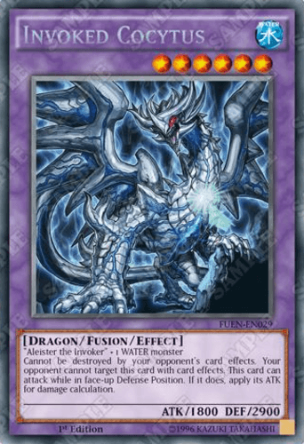 Invoked Cocytus - FUEN-EN029 Secret Rare 1st Edition