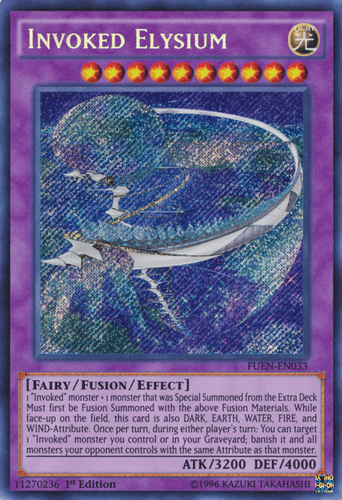 Invoked Elysium - FUEN-EN033 Secret Rare 1st Edition