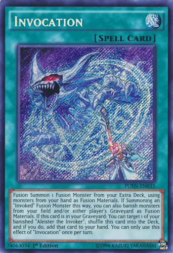 Invocation - FUEN-EN035 Secret Rare Unlimited