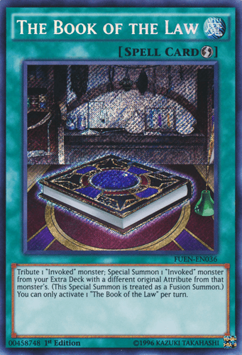 The Book of the Law - FUEN-EN036 Secret Rare Unlimited