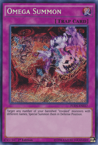 Omega Summon - FUEN-EN037 Secret Rare 1st Edition