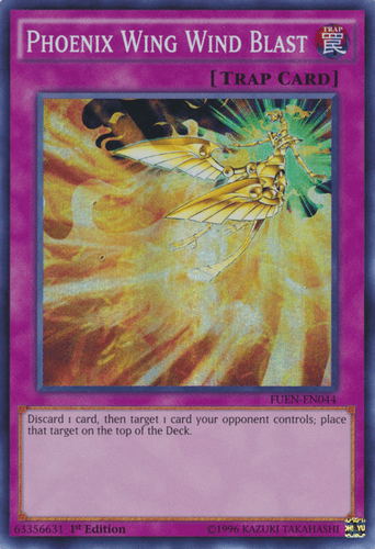 Phoenix Wing Wind Blast - FUEN-EN044 Super Rare 1st Edition