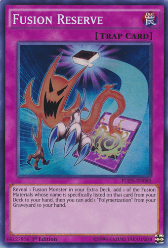 Fusion Reserve - FUEN-EN060 Super Rare 1st Edition
