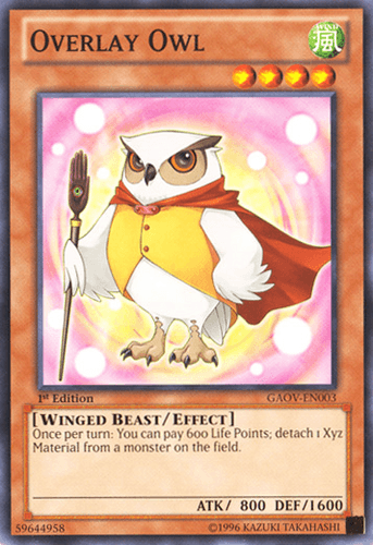 Overlay Owl - GAOV-EN003 Common 1st Edition