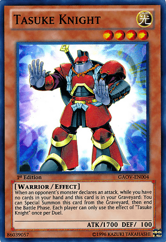 Tasuke Knight - GAOV-EN004 Super Rare 1st Edition