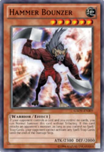 Hammer Bounzer - GAOV-EN009 Super Rare 1st Edition