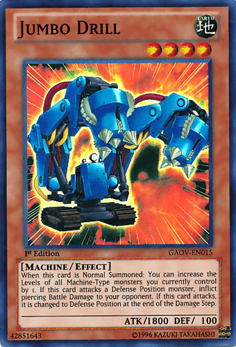 Jumbo Drill - GAOV-EN015 Super Rare Unlimited