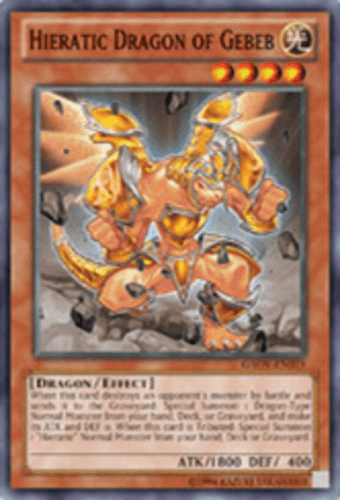 Hieratic Dragon of Gebeb - GAOV-EN019 Super Rare 1st Edition