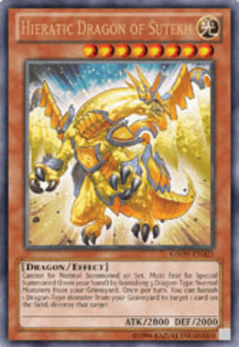 Hieratic Dragon of Sutekh - GAOV-EN025 Ultimate Rare Unlimited