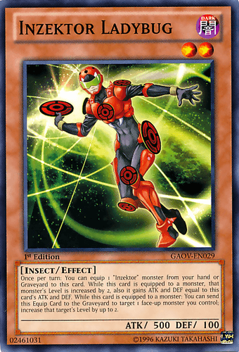 Inzektor Ladybug - GAOV-EN029 Common 1st Edition