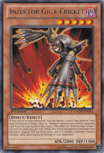 Inzektor Giga-Cricket - GAOV-EN031 Rare Unlimited