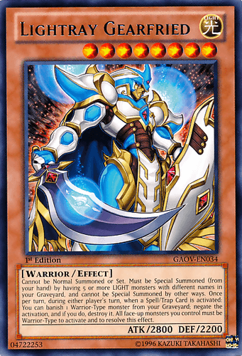 Lightray Gearfried - GAOV-EN034 Rare Unlimited