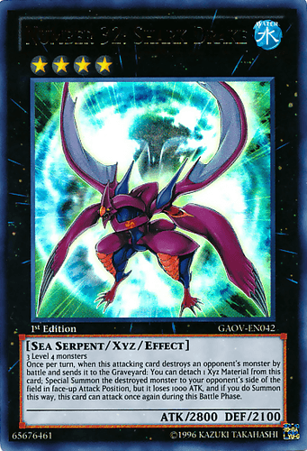 Number 32: Shark Drake - GAOV-EN042 Ultra Rare 1st Edition