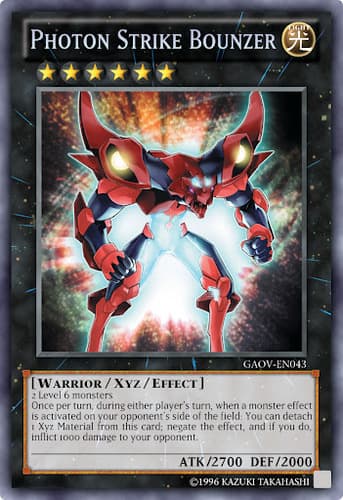 Photon Strike Bounzer - GAOV-EN043 Secret Rare Unlimited