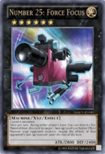 Number 25: Force Focus - GAOV-EN045 Ultra Rare Unlimited