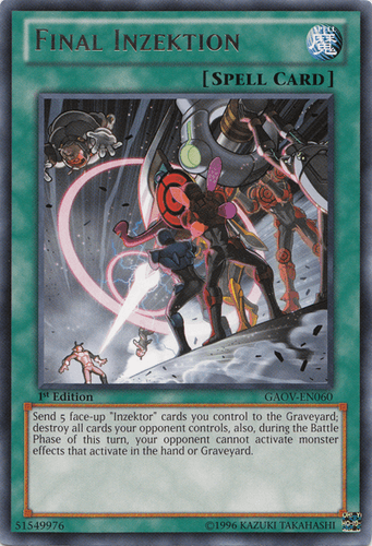 Final Inzektion - GAOV-EN060 Rare Unlimited