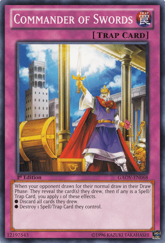 Commander of Swords - GAOV-EN068 Common Unlimited