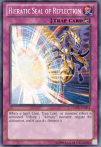 Hieratic Seal of Reflection - GAOV-EN072 Super Rare 1st Edition