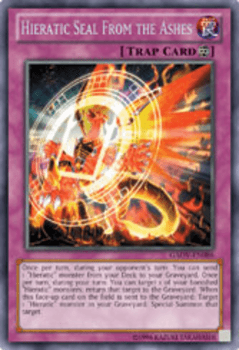 Hieratic Seal From the Ashes - GAOV-EN088 Secret Rare Unlimited
