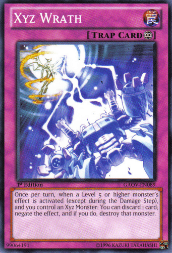 Xyz Wrath - GAOV-EN089 Common 1st Edition