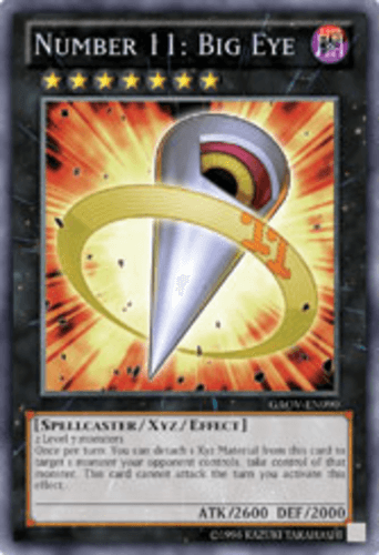 Number 11: Big Eye - GAOV-EN090 Secret Rare Unlimited