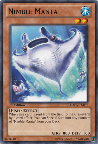 Nimble Manta - GAOV-EN097 Common 1st Edition