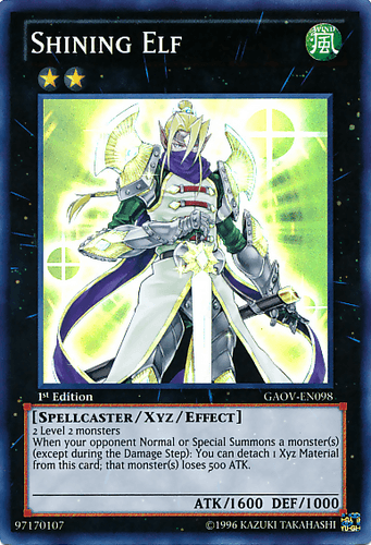 Shining Elf - GAOV-EN098 Super Rare Unlimited
