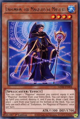 Endymion, the Magistus of Mastery - GEIM-EN004 Rare 1st Edition