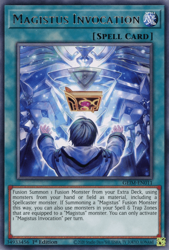Magistus Invocation - GEIM-EN011 Rare 1st Edition