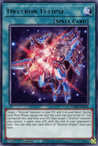 Drytron Eclipse - GEIM-EN034 Rare 1st Edition