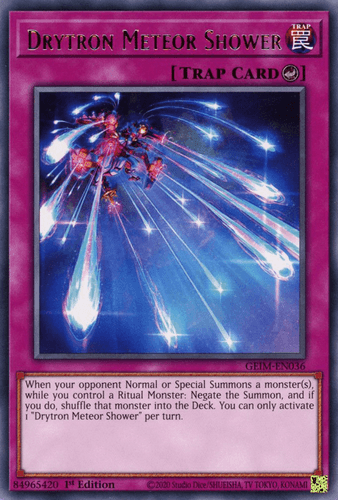 Drytron Meteor Shower - GEIM-EN036 Rare 1st Edition