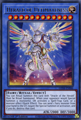 Herald of Ultimateness - GEIM-EN046 Rare 1st Edition