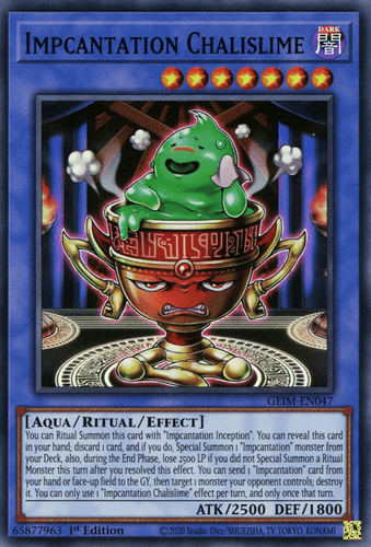 Impcantation Chalislime - GEIM-EN047 Super Rare 1st Edition