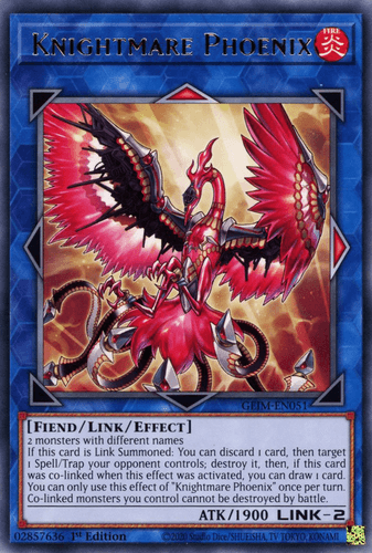 Knightmare Phoenix - GEIM-EN051 Collector's Rare 1st Edition