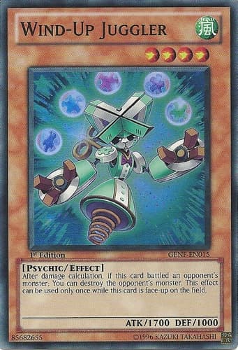 Wind-Up Juggler - GENF-EN015 Super Rare 1st Edition