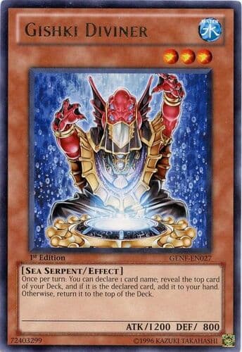 Gishki Diviner - GENF-EN027 Rare Unlimited