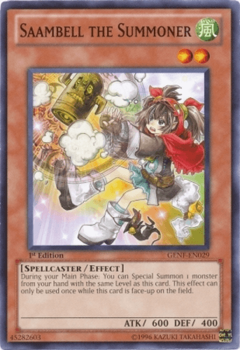Saambell the Summoner - GENF-EN029 Common Unlimited