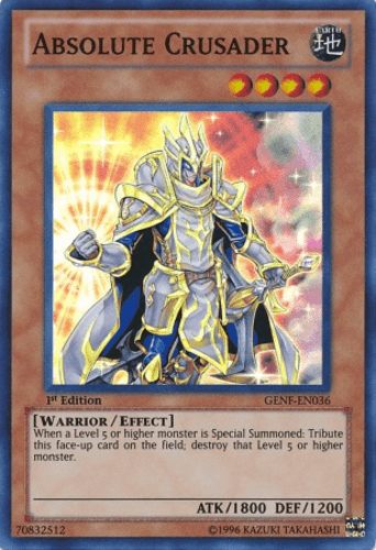 Absolute Crusader - GENF-EN036 Super Rare 1st Edition