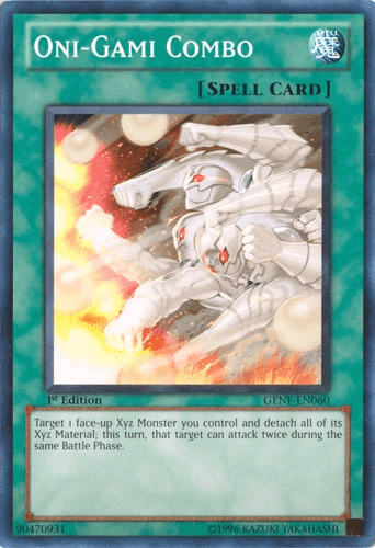 Oni-Gami Combo - GENF-EN060 Common 1st Edition