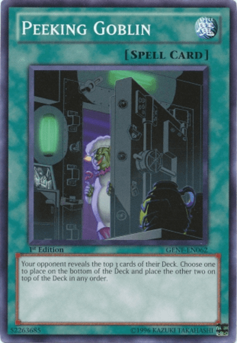 Peeking Goblin - GENF-EN062 Common 1st Edition