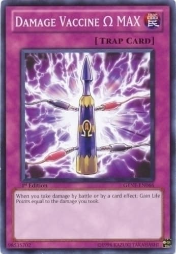 Damage Vaccine Omega MAX - GENF-EN066 Common 1st Edition