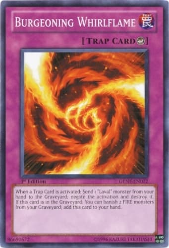 Burgeoning Whirlflame - GENF-EN072 Common 1st Edition