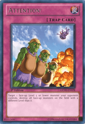 Attention! - GENF-EN078 Rare 1st Edition