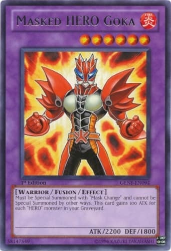 Masked HERO Goka - GENF-EN094 Rare Unlimited
