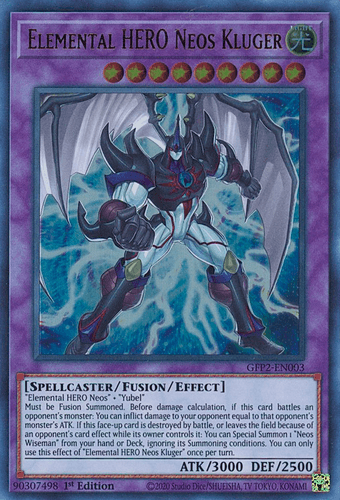 Elemental HERO Neos Kluger - GFP2-EN003 Ultra Rare 1st Edition